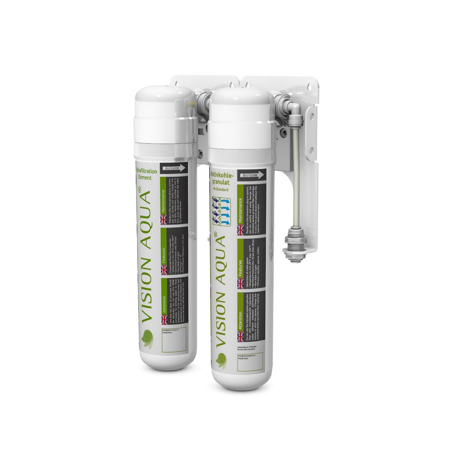 VISIONAQUA_mobiler-Wasserfilter_VA-Camping_seite VISION AQUA mobiler Wasserfilter VA-Camping als Rendering von der Seite