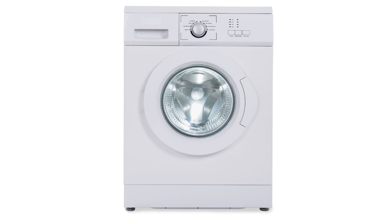 Verdanium MAX Wasserfilter - Waschmaschine Waschmaschine die mit sauberem Wasser vom Verdanium MAX Wasserfilter betrieben wird