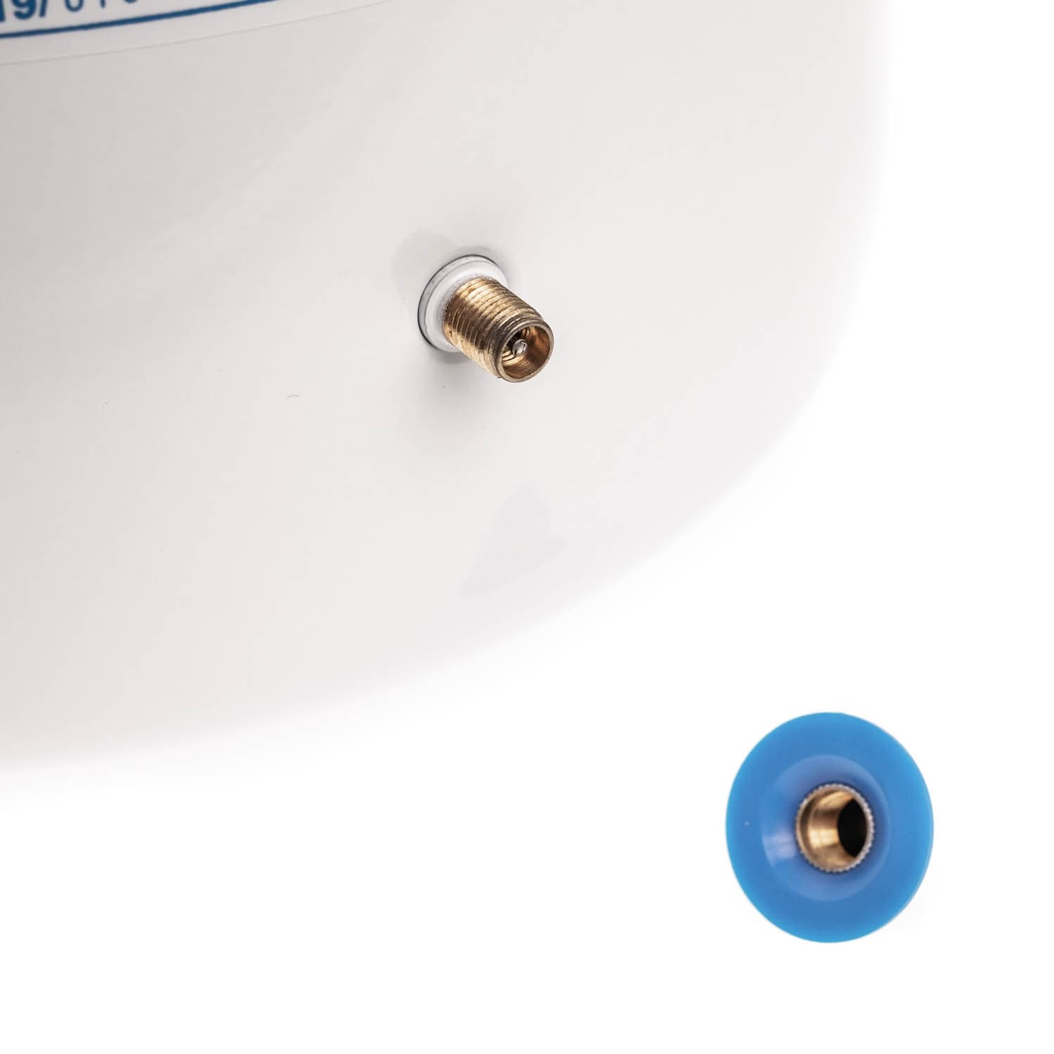12 l Vorratstank Luftventil Detailansicht vom Luftventil des 12 l Vorratstanks für die VISION AQUA Wasserfilter