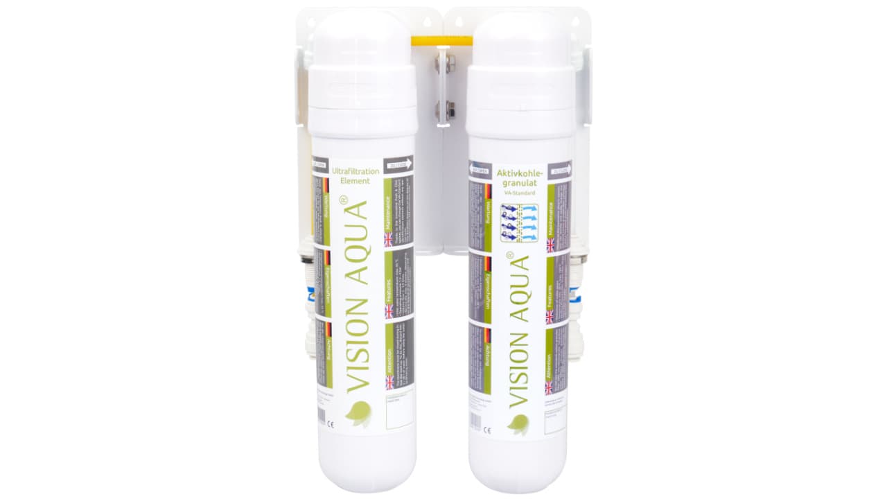 VA-Camping Wasserfilter - Platzsparendes Design Der kleine und kompakte Campingwasserfilter VA-Camping