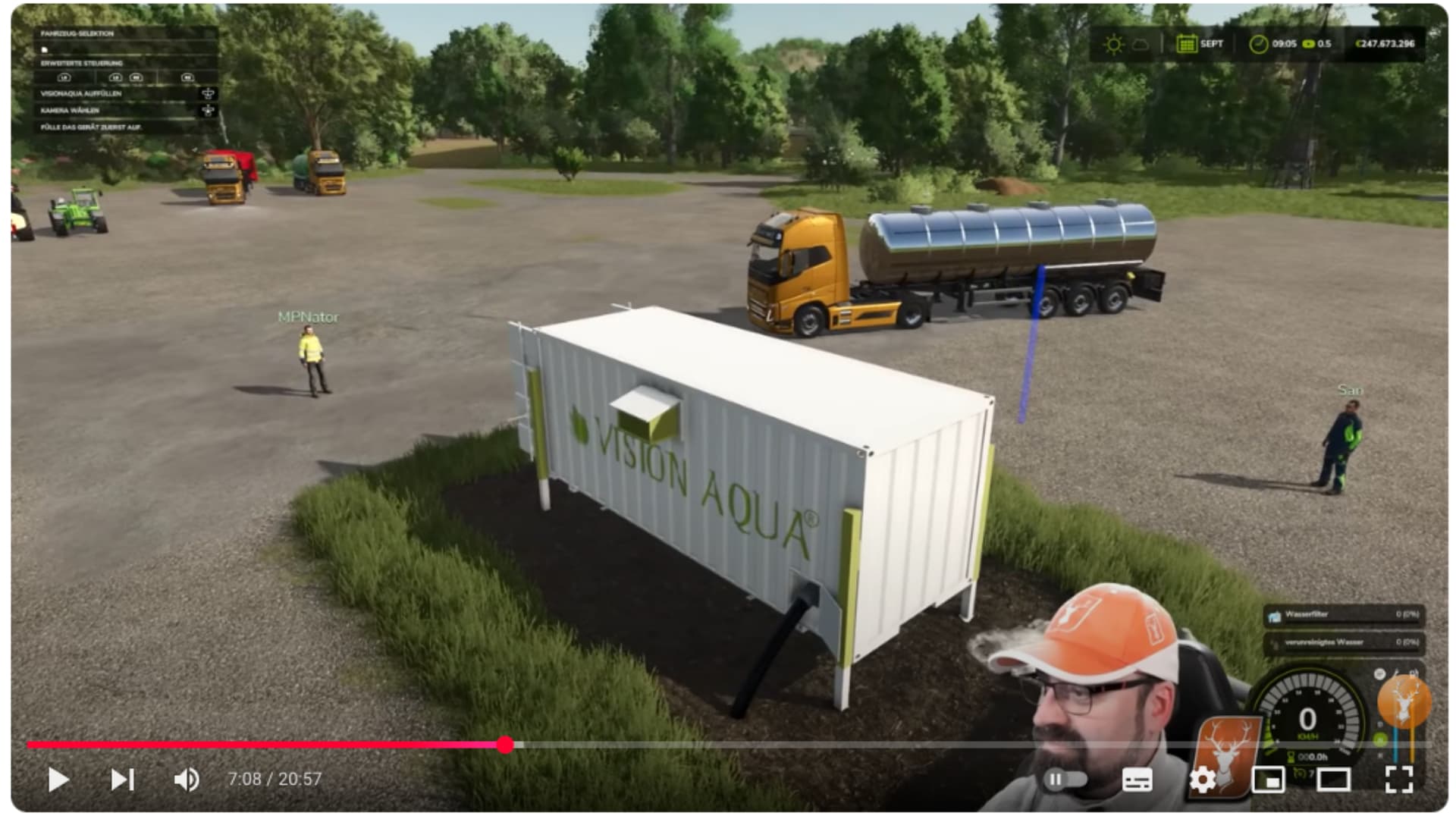 VISION AQUA Trinkwasser-Container im Landwirtschauftssimluator