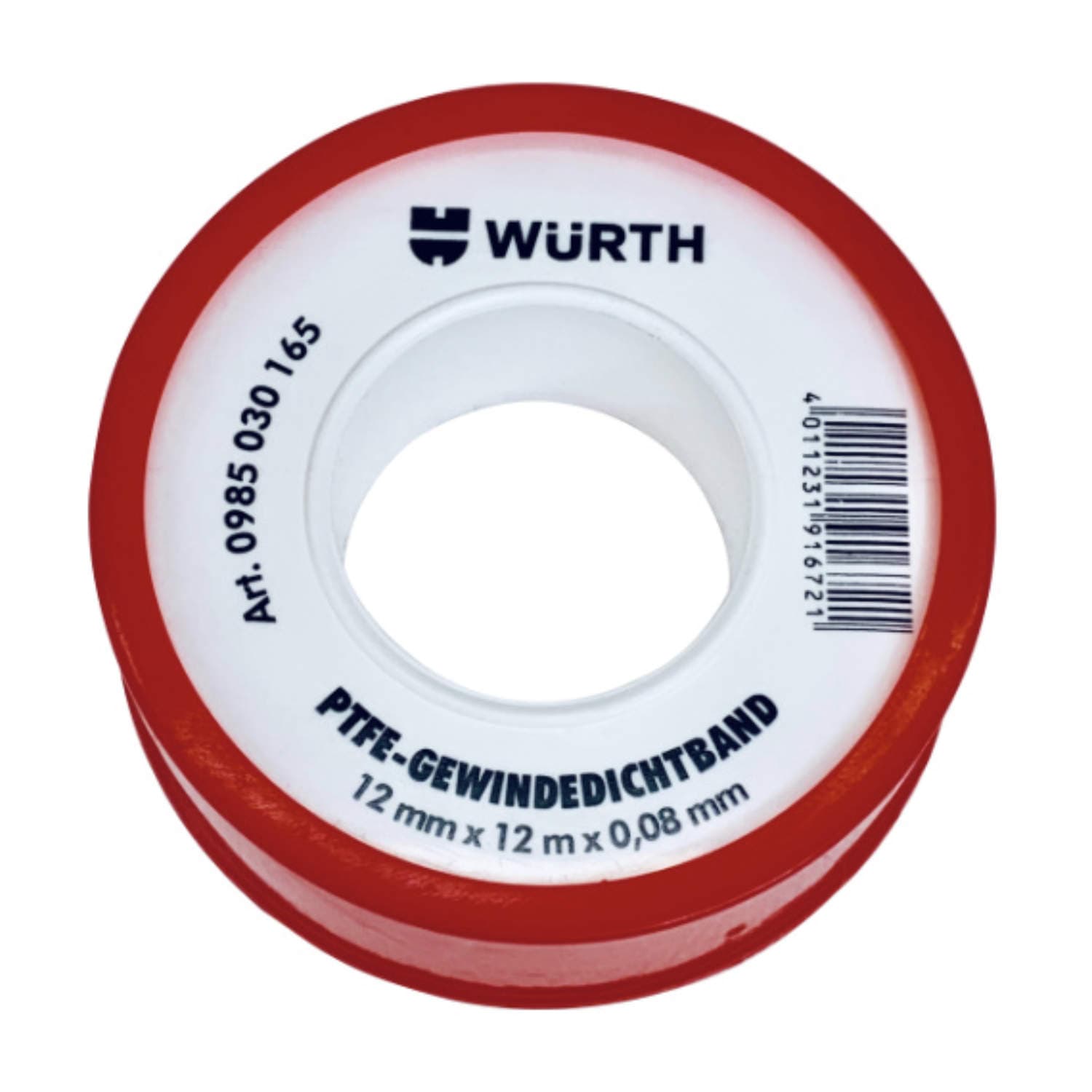 PTFE-Gewindedichtband (Teflonband) - 12mm x 12m x 0,08mm Teflonband 12mm x 12m x 0,08mm