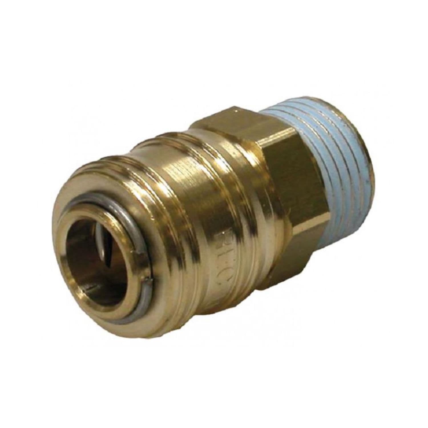 Druckluftkupplung Muffe AG 1/2 Zoll Muffe mit Druckluftkupplung mit einem Aussendurchmesser von 1/2 Zoll