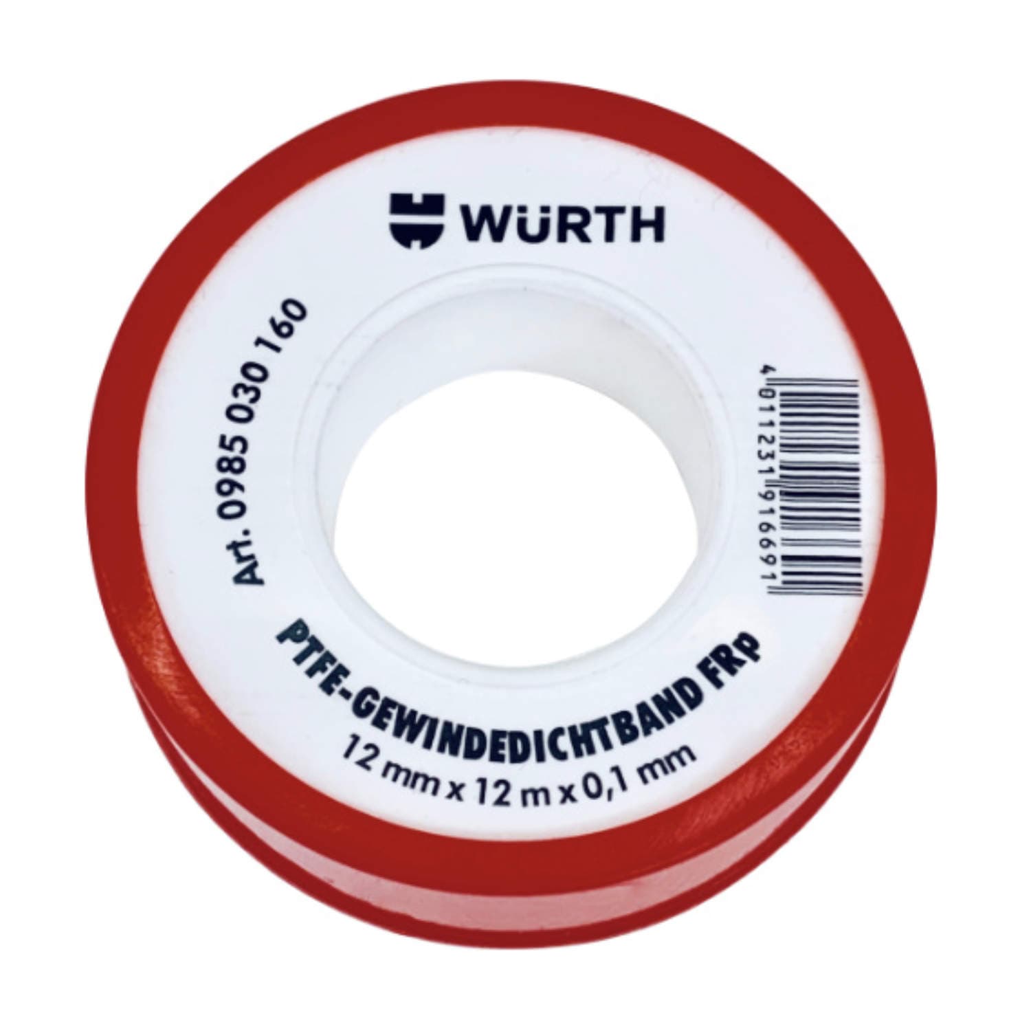PTFE-Gewindedichtband (Teflonband) - 12mm x 12m x 0,1mm Teflonband 12mm x 12m x 0,1mm