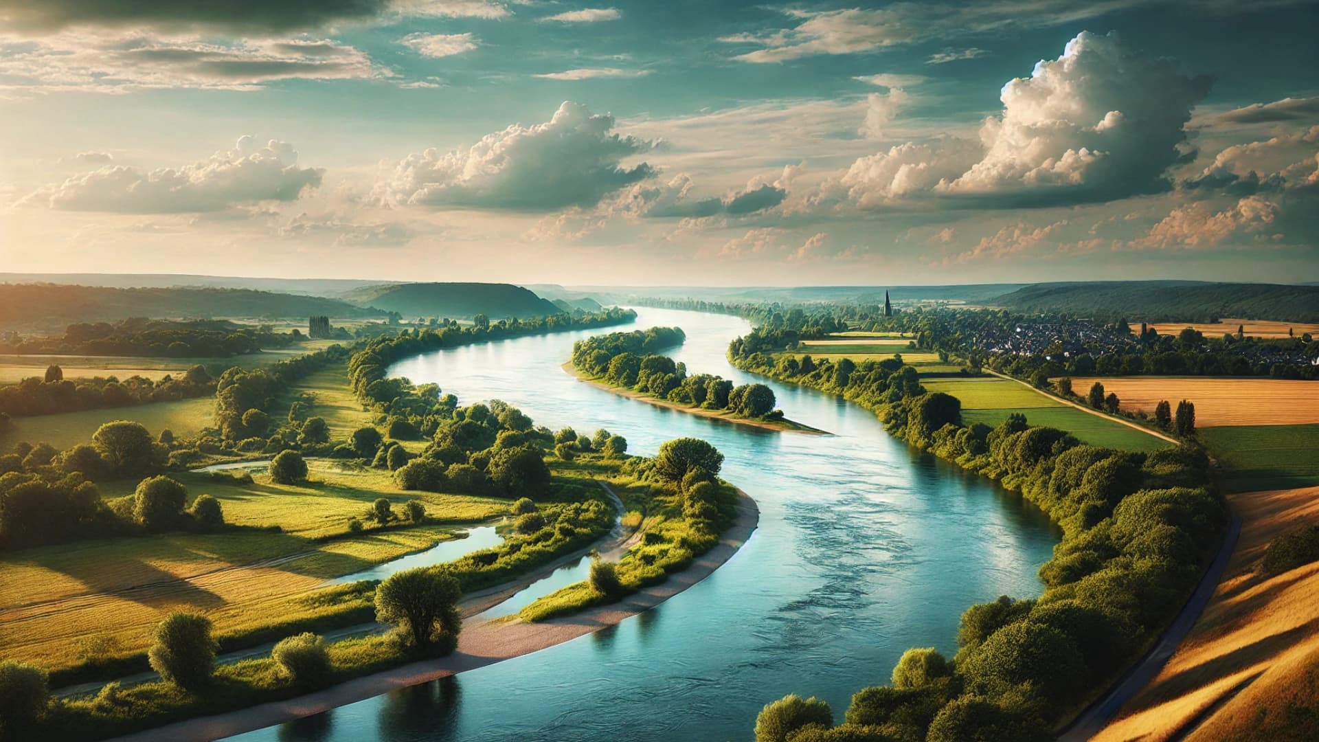 PFAS-Belastung im Rhein – Niederlande fordern strenge Maßnahmen von Deutschland Einleitungsbild für den Blogbeitrag PFAS im Rhein auf dem der Fluss Rhein zu sehen ist