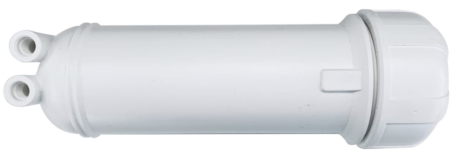 Membrangehäuse für 500 GPD Membranen Unterseite Membrangehäuse für 500 GPD Membranen der VISION AQUA Wasserfilter Unterseite