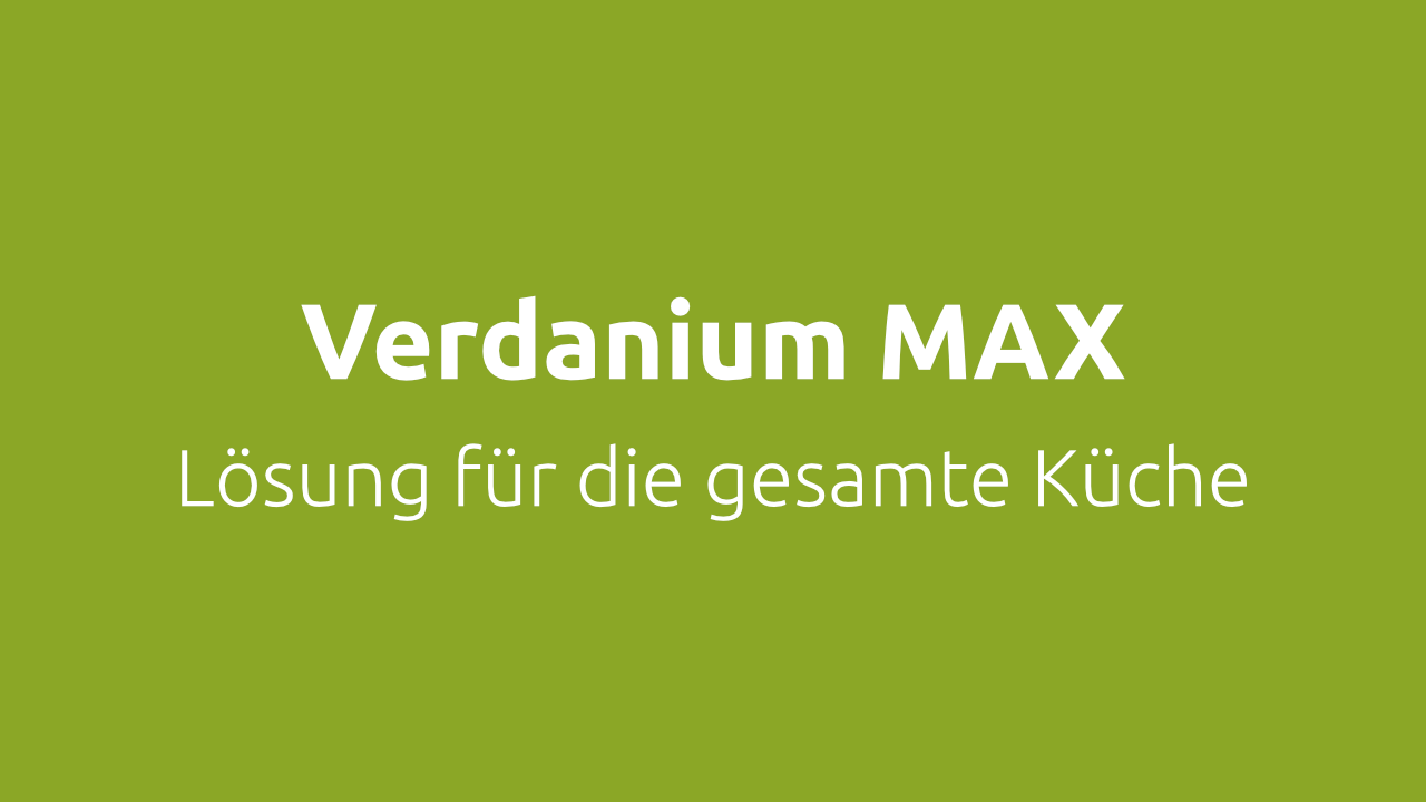 Verdanium MAX Vergleichsbanner Wasserfilter Haushalt Verdanium MAX - Lösung für die gesamte Küche