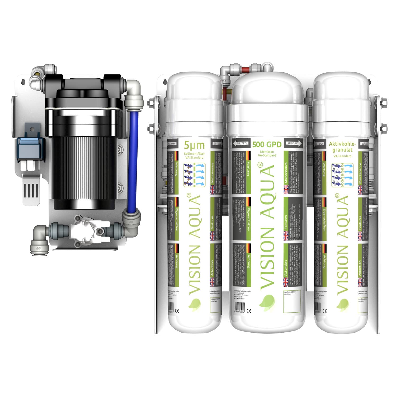 VA-Basic-PLUS_frontal Wohnmobil Wasserfilter VA-Basic PLUS 24 V