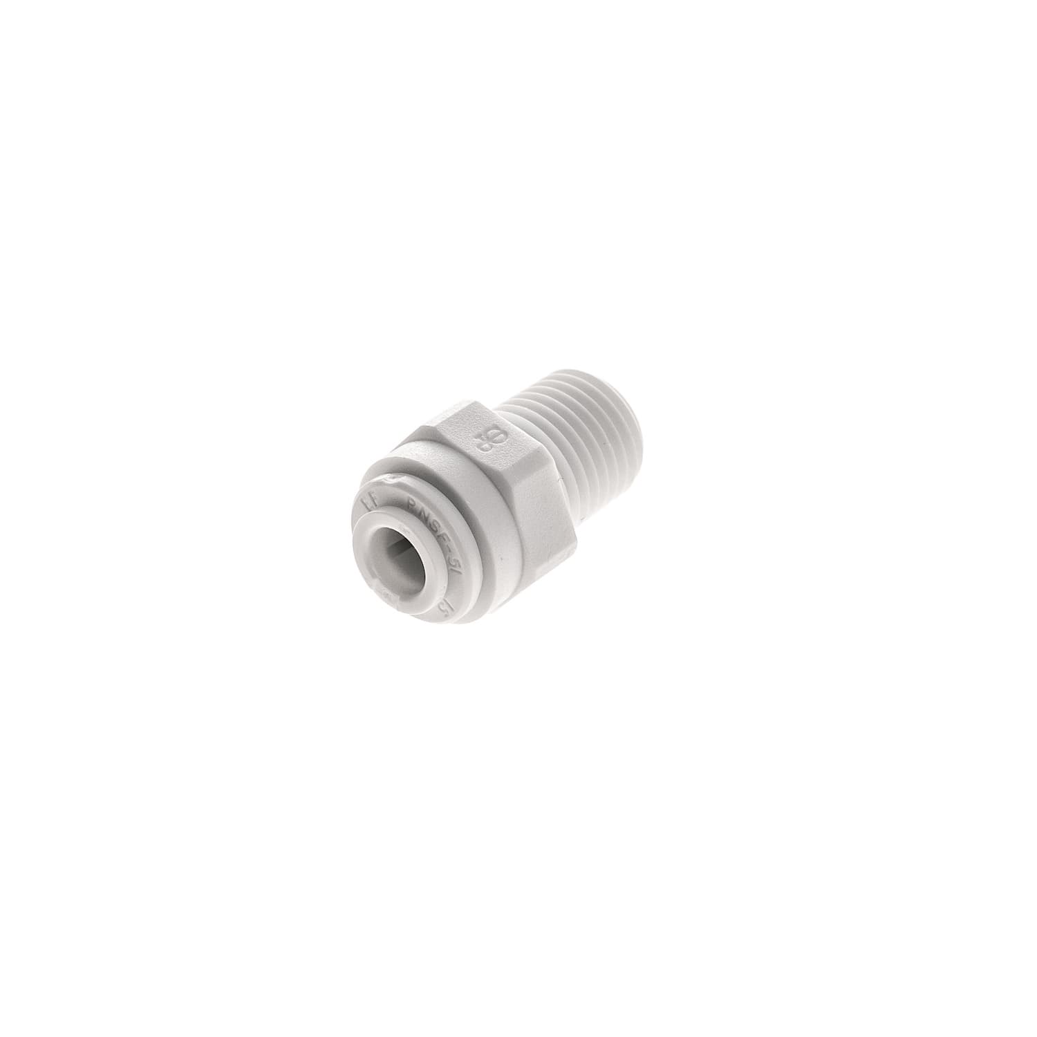 Einschraub-Verbinder - 1/4“ Rohr AD auf 1/4“ Außengewinde CI010822W Einschraubverbinder 1/4" von John Guest in weiß für die VISION AQUA Wasserfilter