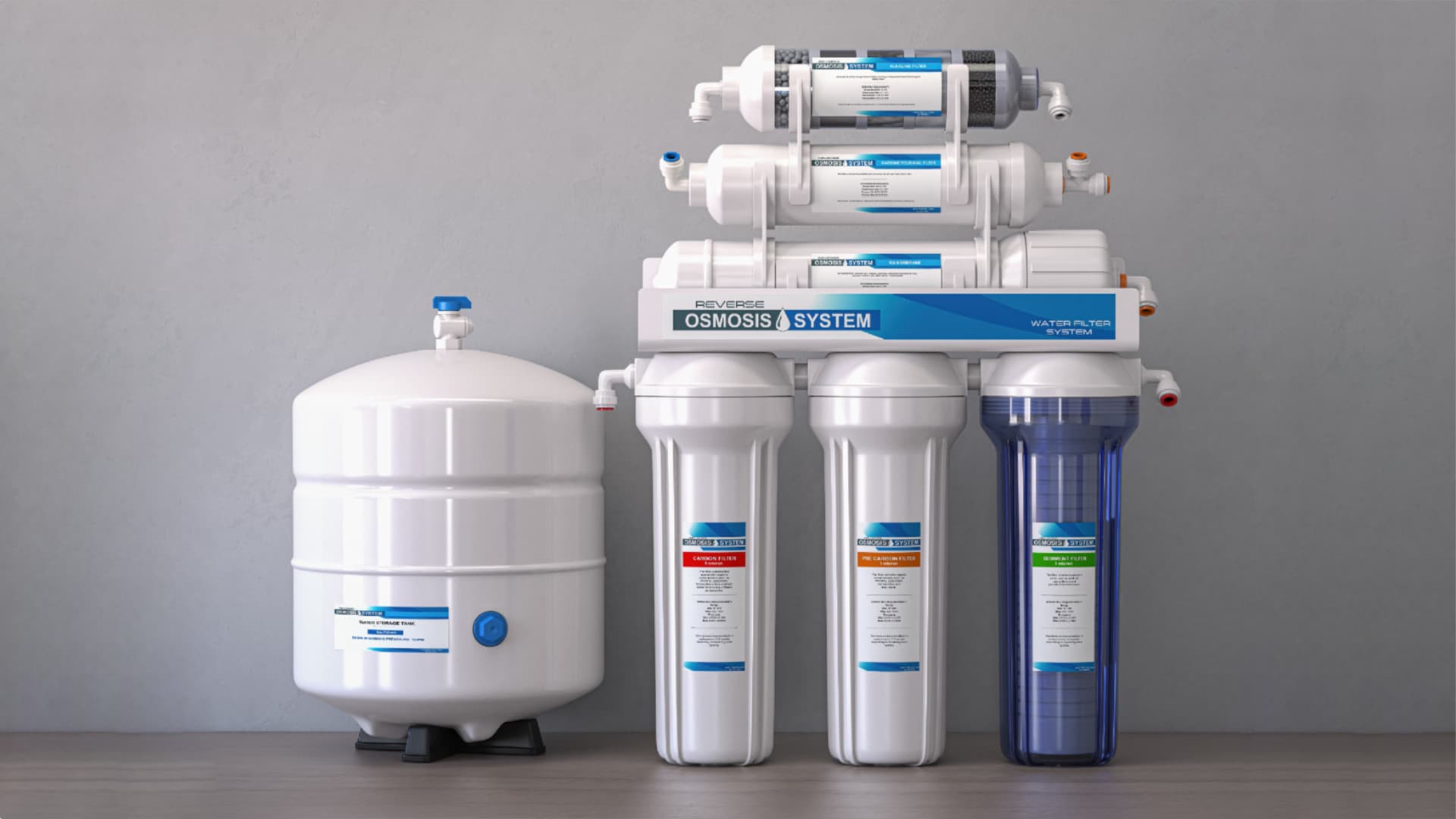 Die Umkehrosmoseanlage VISION AQUA Wasserfilter Blogbeitrag Einleitungsbild Umkehrosmoseanlage