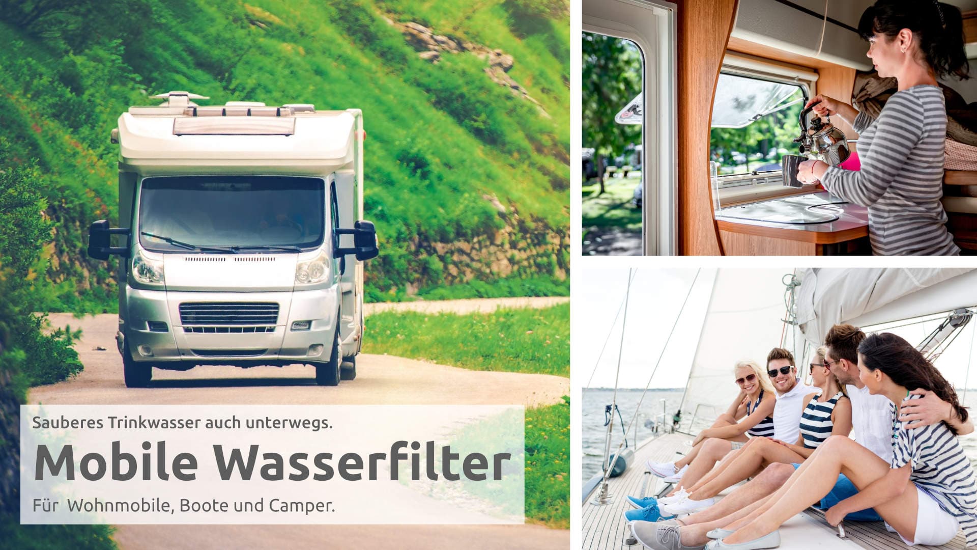 VISION AQUA - Mobile Wasserfilter für Wohnmobil, Camping und Boote Mobile Wasserfilter für Wohnmobil, Camping und Boote