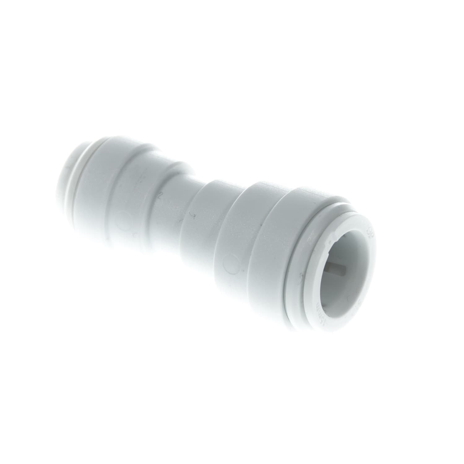 Gerader Reduzierverbinder 15 mm auf 12 mm Gerader Reduzierverbinder 15 mm auf 12 mm in weiß