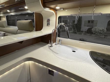 VISION AQUA Wasserfilter eingebaut in einem Wohnmobil VISION AQUA Wasserfilter eingebaut in einem Wohnmobil