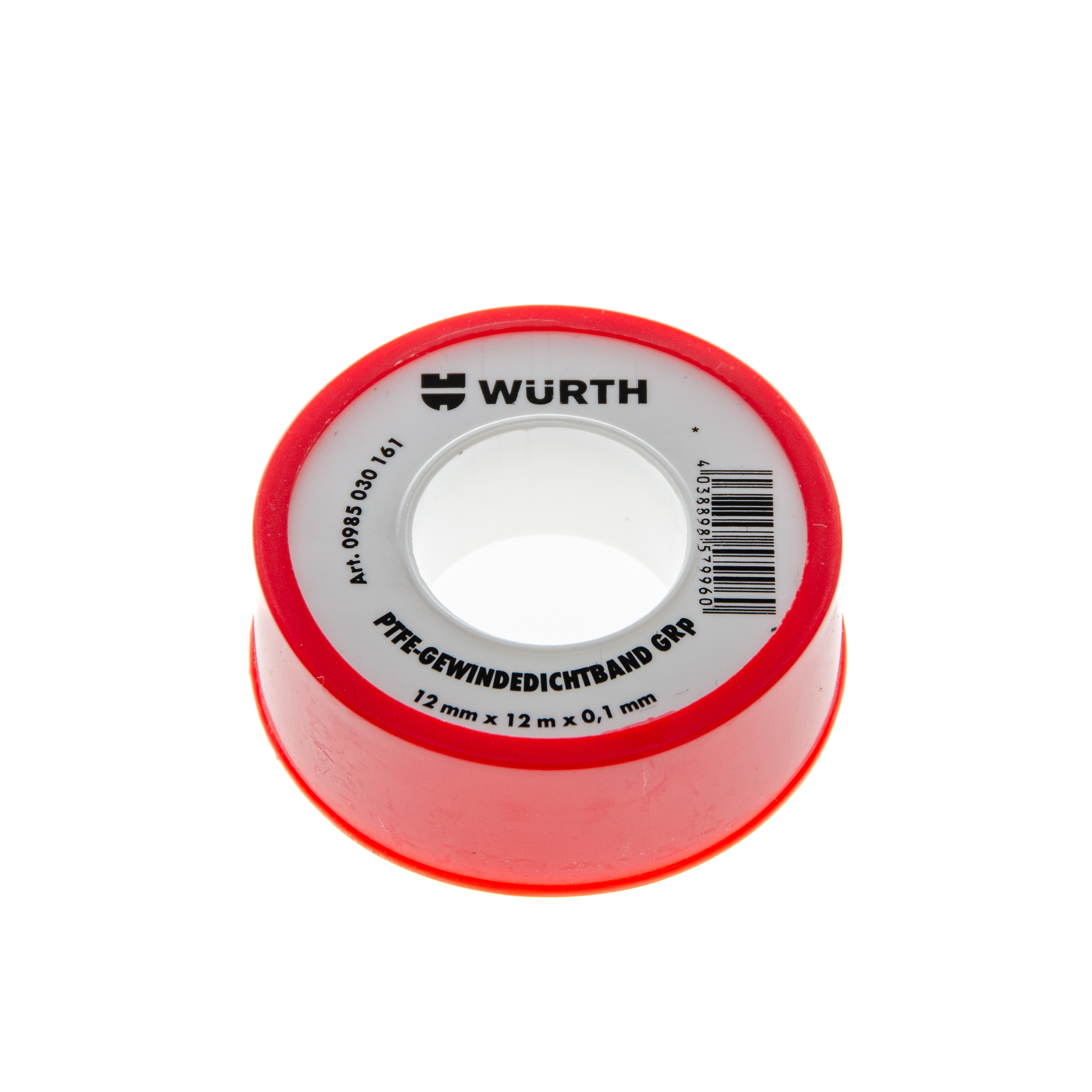 PTFE-Gewindedichtband (Teflonband) - 12mm x 12m x 0,1mm, 100 g/m² Teflonband 12mm x 12m x 0,1mm, 100 g/m²