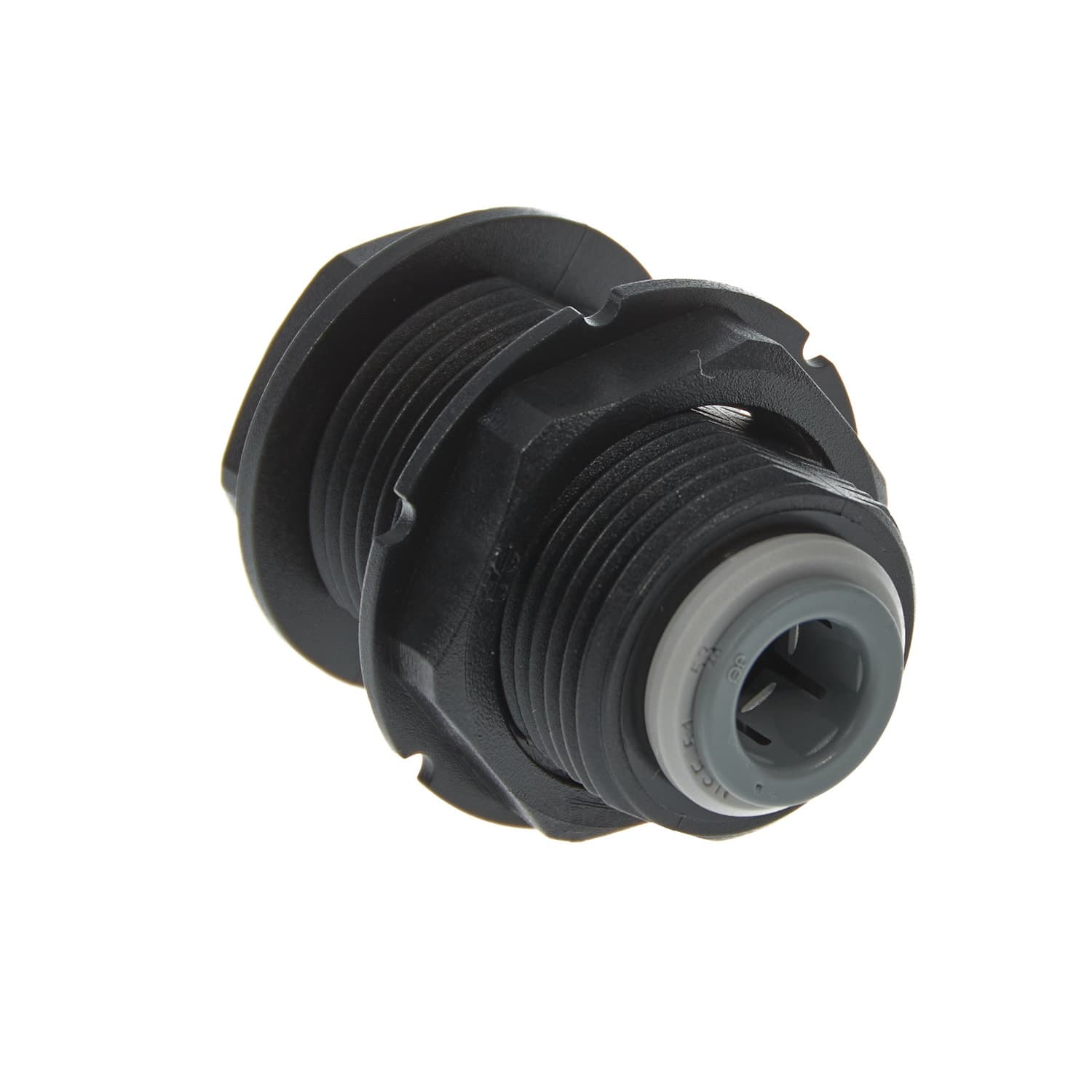 Schott-Reduzierverbinder 12 mm Rückseite Schott-Verbinder 12 mm in schwarz Rückseite