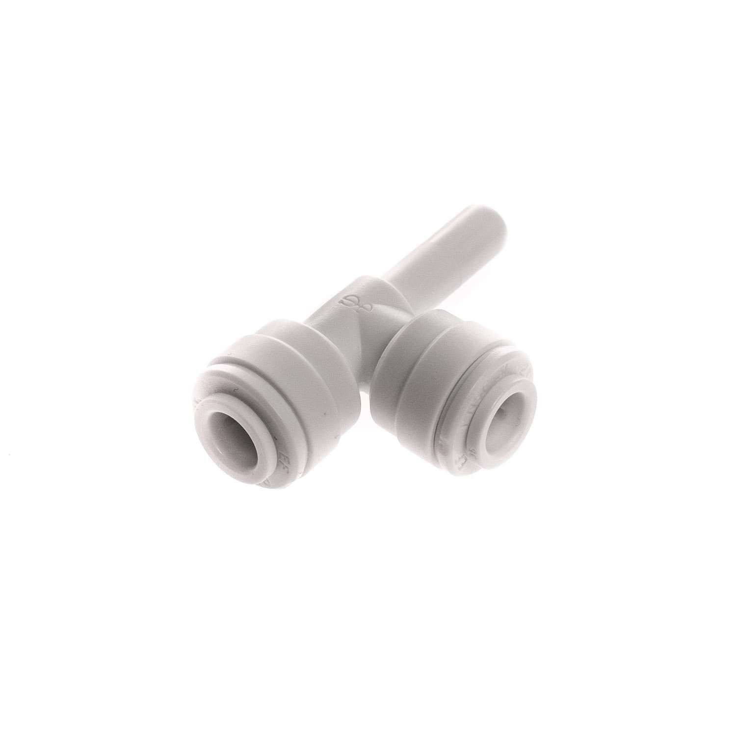 T-Verbinder - 2 x 1/4" Rohr in 90 Grad AD auf 1/4" Stutzen John Guest T-Verbinder 2 x 1/4" Rohr in 90 Grad auf 1/4" Stutzen