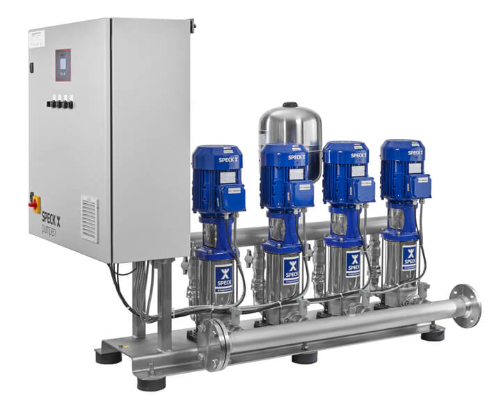 Druckerhöhungsanlage mit Drehzahlregelung MIDA und Ausfallsicherheit - 1000303 1000303 Druckerhöhungsanlage mit Drehzahlregelung MIDA und Ausfallsicherheit 15 m3/h bei ca. 6,5 bar