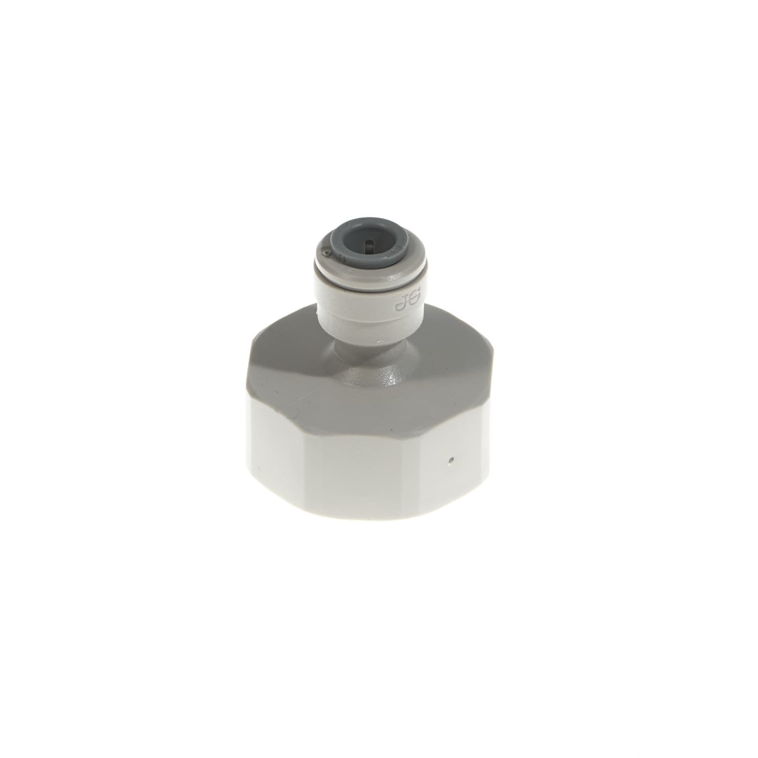 Zapfhahnanschluss - 1/4" Rohr AD auf 3/4" Innengewinde Zapfhahnanschluss von John Guest für die VISION AQUAWasserfilter von 3/4" auf 1/4"