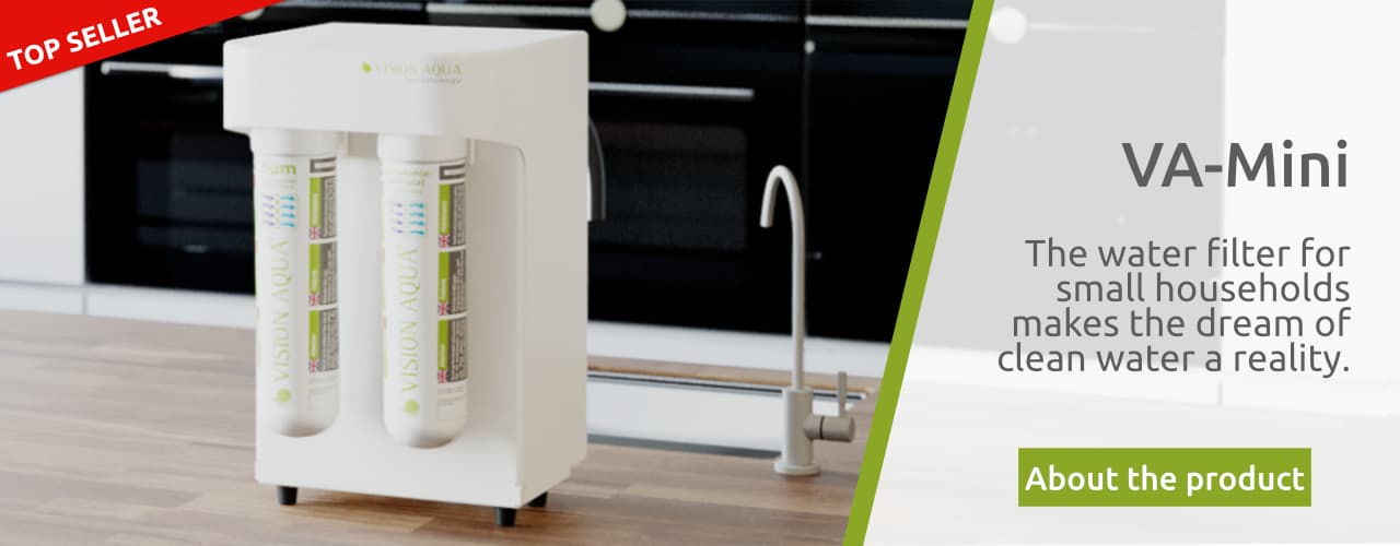 VISION AQUA Top Seller Reverse Osmosis System Water Filter-VA-Mini VA-Mini - The water filter for small households makes the dream of clean water a reality.